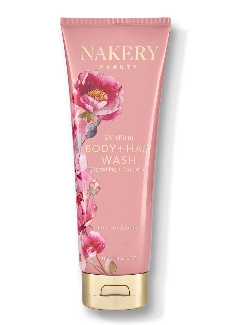 Nakery Beauty SkinFirm Body + Hair Wash — Love In Bloom 341ml